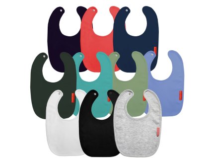 1229 bavlneny slintak podbradnik 10 ks