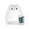Mäkká silikónová lampa LED Cat