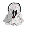 Zavinovacia Polar deka do autosedačky, kočíka 100x100 (Farba srnka-zajačik-veverička)