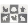Edukačné penové puzzle BW Animals 180 x 120