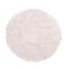 Mäkký  plyšový okrúhly koberec do detskej izby Home 120 x 120 (Farba sivá)