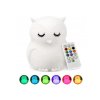 Silikónová nočna lampička pre deti LED Magic Owl