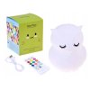 Silikónová nočna lampička pre deti LED Magic Owl