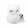Silikónová nočna lampička pre deti LED Magic Owl