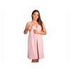 Tehotenská nočná košeľa do pôrodnice Mary ružová