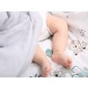 Mušelínová zavinovacia plienka 120x120 Comfort (Farba sivá)