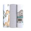 Mušelínové látkové plienky Premium Animals 60x75 3v1 (Farba sivé bodky)