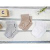 Pletené ponožky pre bábätko 3v1