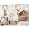 Detské samolepky na stenu Beige Balóny 100x50 cm