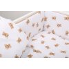 17346 1 mantinel do postielky 180x30 biela medvediky