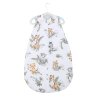 Mušelínový spací vak pre bábätko 0-20 mesiacov, 0,5 TOG letný (Farba srnka-zajačik-veverička)