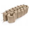 35744 bezovy jednofarebny mantinel do postielky modul velvet 360x25