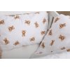35786 2 detske obliecky 120x90 biela medvediky