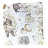 Mušelínová zavinovacia plienka 120x120 béžová-zvieratká