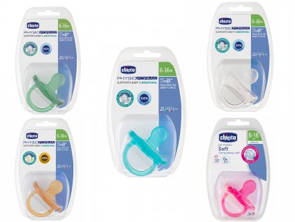Chicco Physio soft celosilikónový cumeľ 6-16m