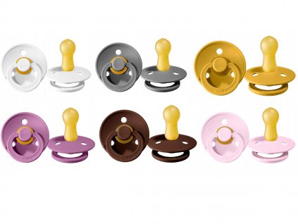 Kaučukový cumlík BIBS Colour 6h+
