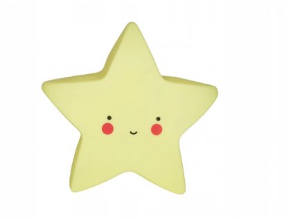 2786 detska dekoracna lampicka cute star zlta