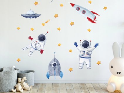 Detské samolepky na stenu Kosmos 100x50 cm