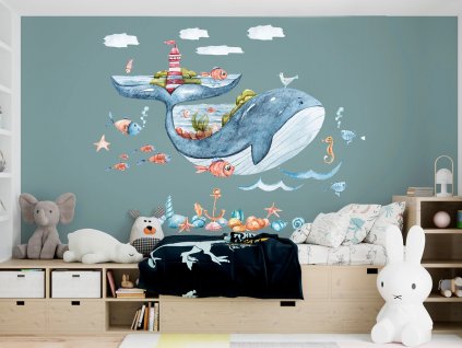 Detské samolepky na stenu Ocean 100x50 cm
