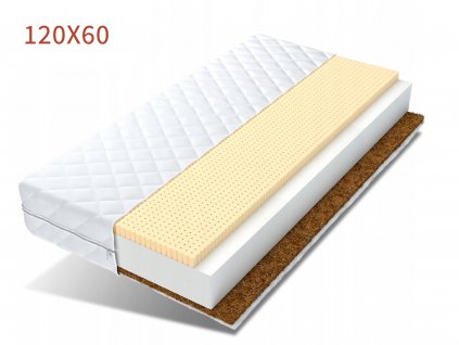 Latexovo-kokosový matrac do postele CocoLatex 120x60