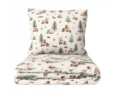 Ágynemű gyerekeknek 120 x 90 Forest Friends Lux
