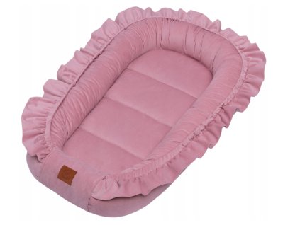 Romantikus fészek fodorral Velvet Premium