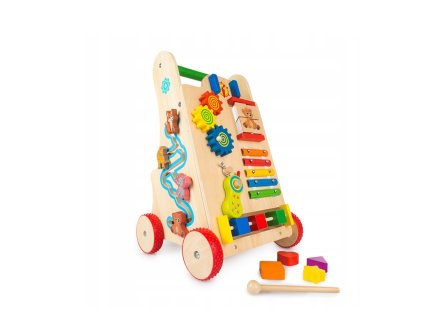 Interaktív gyermek fa járókeret