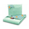 Minky deka do kočíka tyrkysová