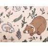 Gyermek ágynemű 120x90 Bear and Rabbit