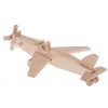 Eco fa játék Natural - repülőgép propellerrel