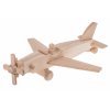 Eco fa játék Natural - repülőgép propellerrel