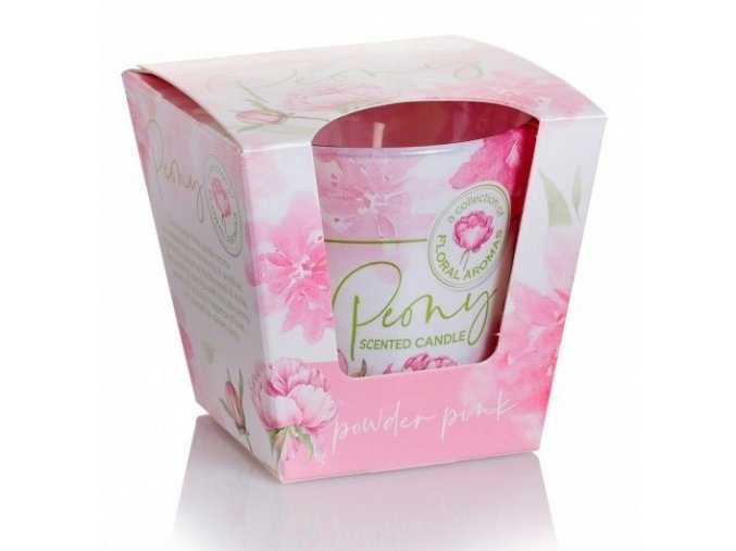 vyr 7784 bartek candles svicka peony powder pink