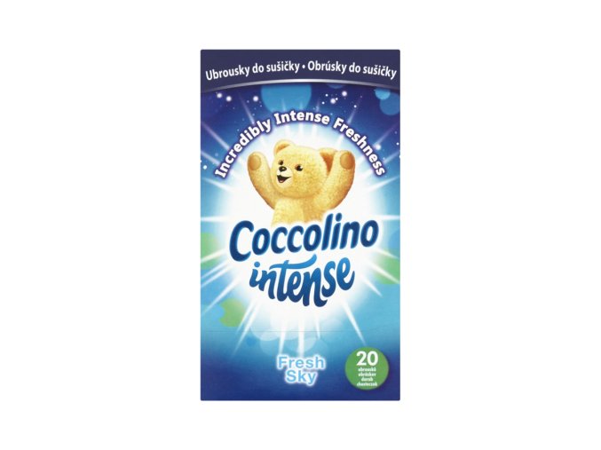 775427 Coccolino Intense Fresh Sky ubrousky do susicky 20 ks