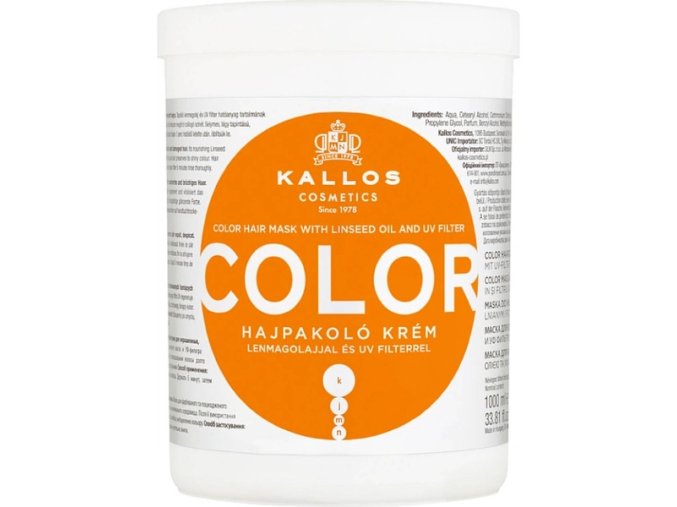 Kallos maska na vlasy COLOR 1000 ml