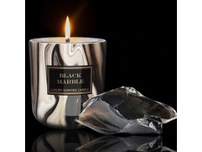 bartek candles svicka mramor black marble