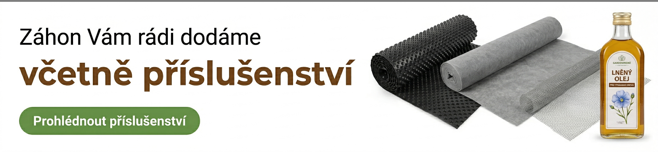 Příslušenství pro záhony