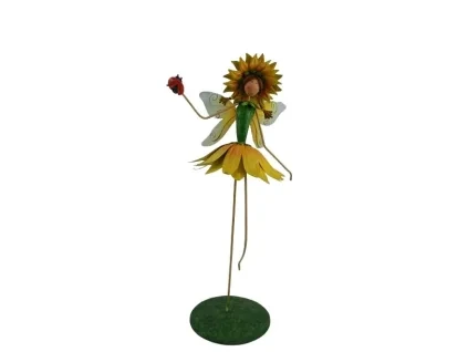 blumenfee sonnenblume metall 26x165x47cm