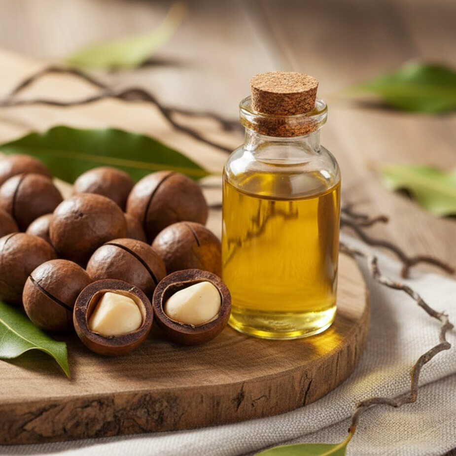 Makadamový olej: Luxusná starostlivosť, ktorá mení suchú pokožku na hebkú a žiarivú