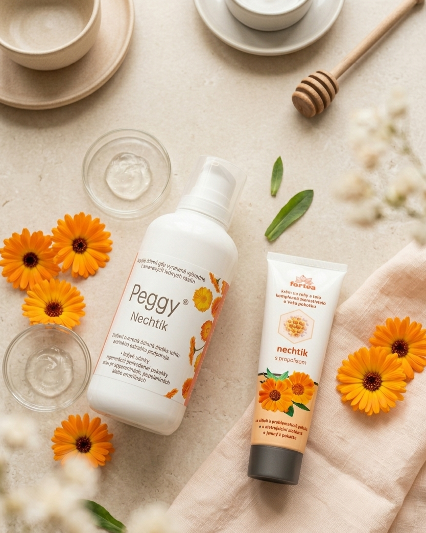 Nechtík lekársky – prírodný poklad v kozmetike