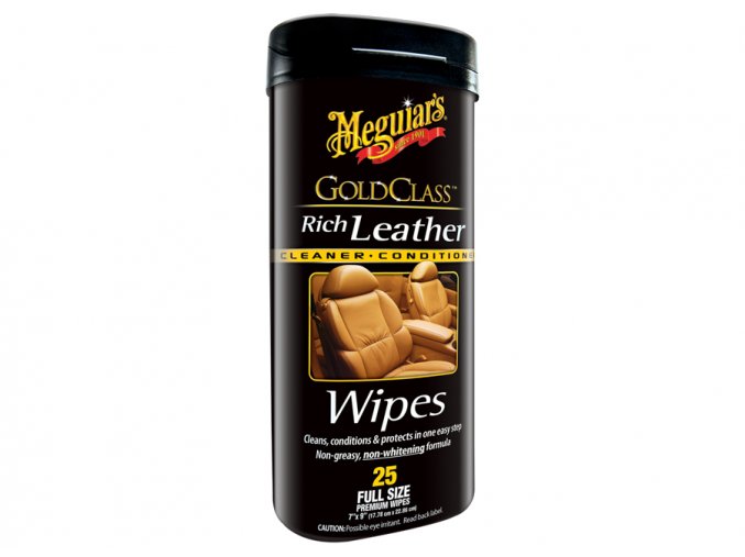 Meguiars rich leather cleaner and conditioner wipes