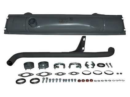 tlumič výfuku T2 1,6l 8/76-10/79 TÜV sada