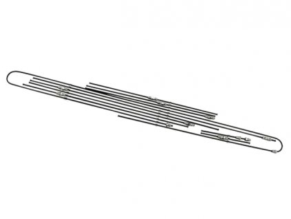 sada brzdových trubek 8/70-7/74 VW1302, 1303 kotouče