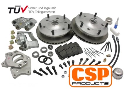 sada předních kotoučových brzd T3 5x205 vnitřně chlazené, ložisko 29mm CSP