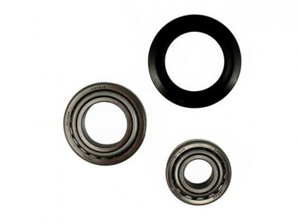 sada ložisek předního kola 8/65-5/68 bubny + kotouče + T3 4/61-5/68 b+k