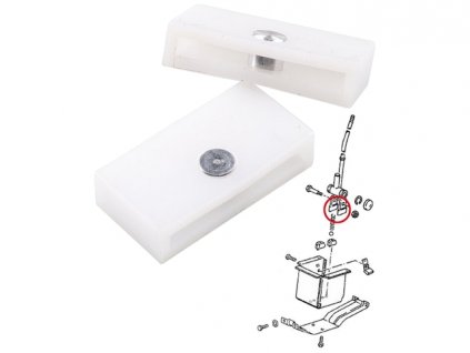 vedení řadící páky T25 8/82-7/92 5° převodovka