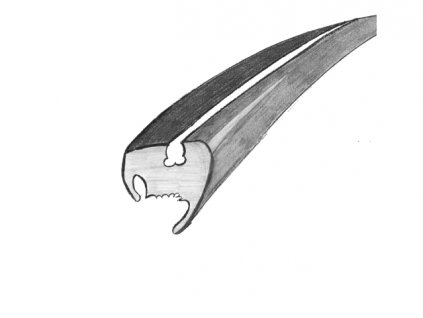 těsnění předního a zadního skla KG 8/55-7/74 CALLOOK