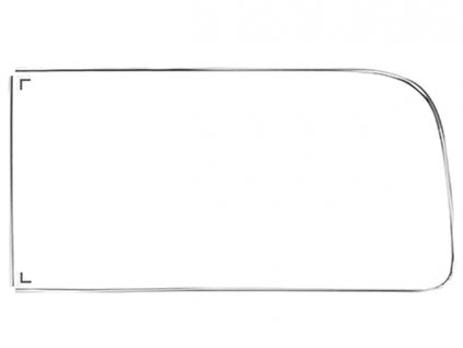 lišta bočního zadního skla T2 8/67-10/79 k výklopnému oknu L