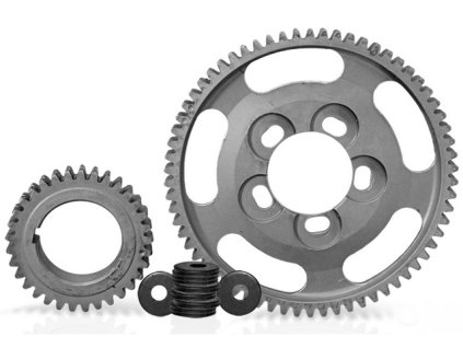 kola vačky a klikové hřídele s přímým ozubením nastavitelné T4