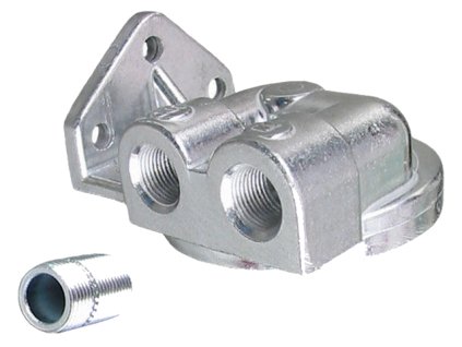 držák filtru oleje s vývody doleva