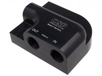 držák filtru oleje s vývody doleva 3/8'' NPT